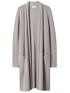 Aritzia Wilfred Torcy Cardigan Women Small Longline Minimalist